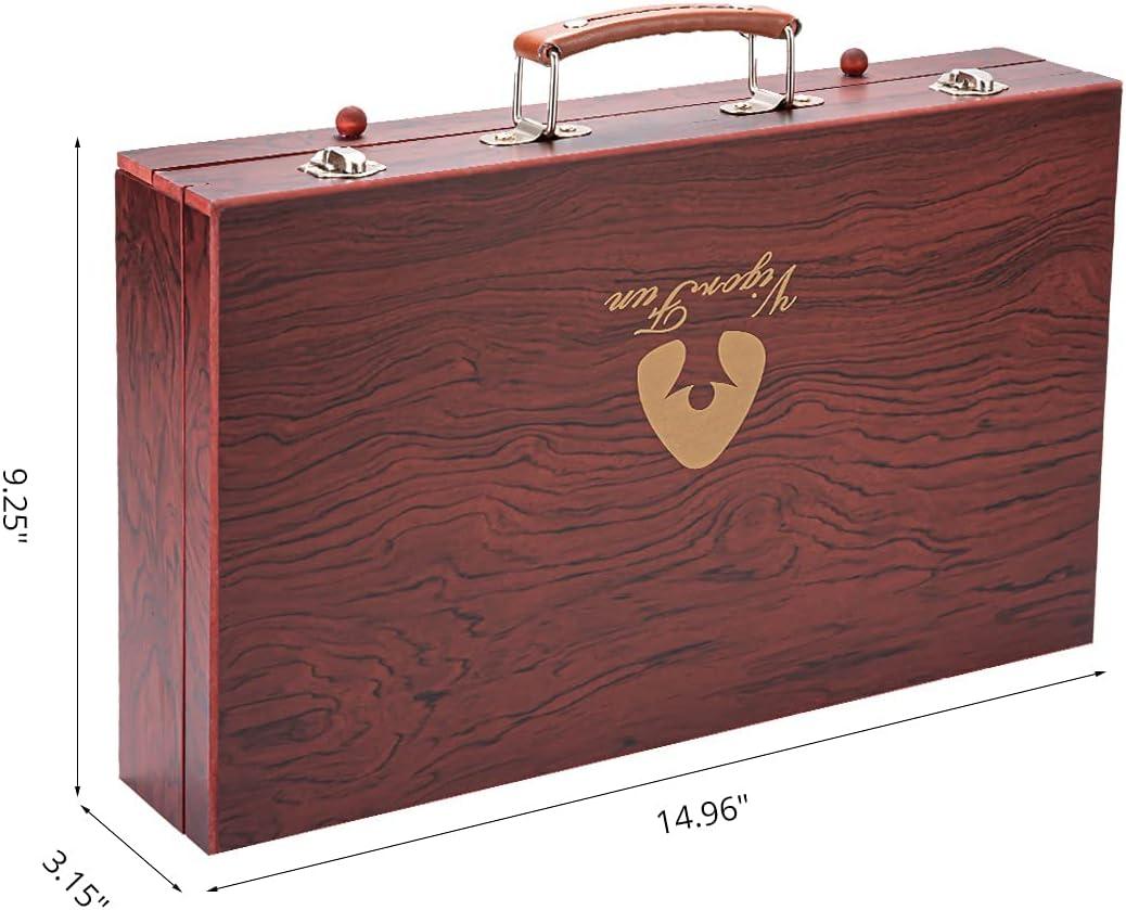 imageArt Supplies 185Piece Super Deluxe Wooden Art Set Crafts Drawing Kit with 2 Sketch Pads Crayons Oil Pastels Colored Pencils Watercolor Cakes Creative Gift for Teens Beginners Girls BoysDoubleTray