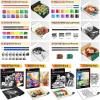 image106 PCS Art Supplies Sketching Kit Pro Drawing Pencils with 3Color Sketchbook Coloring Book Colored Graphite Charcoal Watercolor ampamp Metallic Pencils Drawing Supplies Gifts for Artists Adults KidsPink