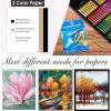 imageOil Pastels 100 Pieces Deluxe Wooden Pastels Art Supplies Set with Blessing 3Color Sketch Pad Included Creative Gift Box for Kids Artists Adults Beginners  Being Happy Never Goes Out of Style