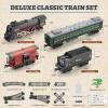 imageTrain Set with More Tracks ampamp Carriages Luxury Train Toys with Smoke Light and Sound Christmas Train Sets for Around The Tree Toy Train Set for 3 4 5 6 7 8 Years Old Boys Toddlers Gifts
