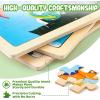 imageWooden Dinosaur Puzzles for Kids Ages 35 with Gift Case 6 Packs Toddler Jigsaw Puzzles 24 Pcs Preschool Learning Educational Brain Teaser Boards Toys for 3 4 5 6 Year Old Boys Girls