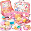 image61Pcs Tea Party Set for Little Girls Dreamland World Tea Set Toys Including Dessert Cake Stand ampamp Carrying Case Kids Kitchen Pretend Play for 3 4 5 6 Year Old Girl Birthday GiftsCircus Animals With Cake Stand