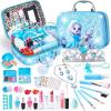 imageKids Washable Makeup Girls Toys with Princess Case Kids Makeup Kit for Girl Real Girl Makeup Sets for Toddler Kids Christmas Birthday Gifts Toys for 3 4 5 6 7 812 Year Old GirlsIce and Snow