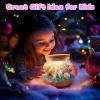 imageMermaid Terrarium Kit for Kids  Creative LED Night Light Gifts for Girls Birthday Age 3 DIY Arts ampamp Crafts Light Up Kit Mermaids Toys for Kids 4 5 6 7 8 9 10 Year OldMermaid