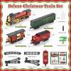 imageTrain Set with More Tracks ampamp Carriages Luxury Train Toys with Smoke Light and Sound Christmas Train Sets for Around The Tree Toy Train Set for 3 4 5 6 7 8 Years Old Boys Toddlers GiftsHighEnd