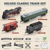 imageTrain Set with More Tracks ampamp Carriages Luxury Train Toys with Smoke Light and Sound Christmas Train Sets for Around The Tree Toy Train Set for 3 4 5 6 7 8 Years Old Boys Toddlers GiftsClassic