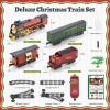 imageTrain Set with More Tracks ampamp Carriages Luxury Train Toys with Smoke Light and Sound Christmas Train Sets for Around The Tree Toy Train Set for 3 4 5 6 7 8 Years Old Boys Toddlers GiftsLuxury