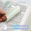 imageTransparent Sticky Notes 1500 Sheets Clear Sticky Notes Pads with Pen Waterproof SelfStick Translucent Sticky Notes Tabs for Bible Study Annotation Books Journaling Office School Supplies1501