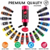 image:imageVigorFun 26 Pcs Glow in the Dark Acrylic Paint Set with 12 Brushes 2 Knives amp Palette 10 Colors 2oz60ml  for Adults Artists amp Beginners  Arts and Crafts Painting KitClassic