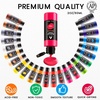image:imageVigorFun 26 Pcs Glow in the Dark Acrylic Paint Set with 12 Brushes 2 Knives amp Palette 10 Colors 2oz60ml  for Adults Artists amp Beginners  Arts and Crafts Painting KitClassic